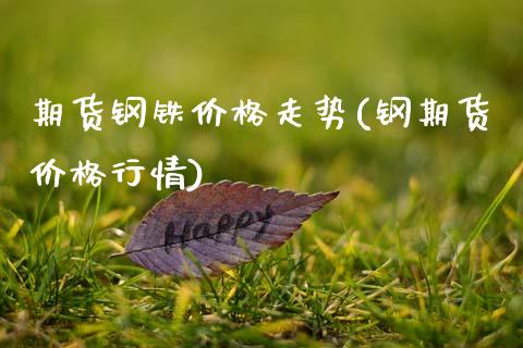期货钢铁价格走势(钢期货价格行情)_https://www.boyangwujin.com_期货直播间_第1张