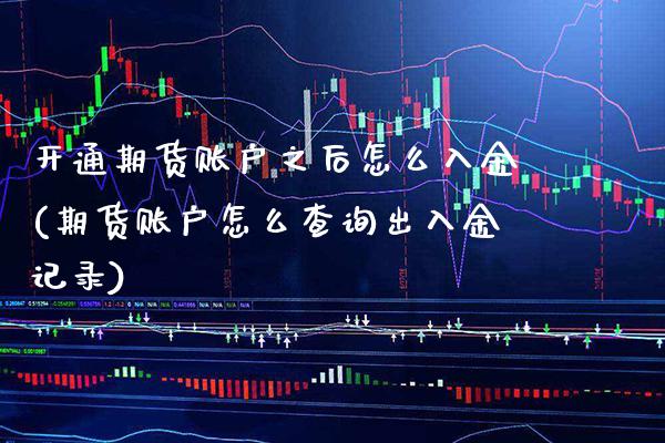 开通期货账户之后怎么入金(期货账户怎么查询出入金记录)_https://www.boyangwujin.com_期货科普_第1张