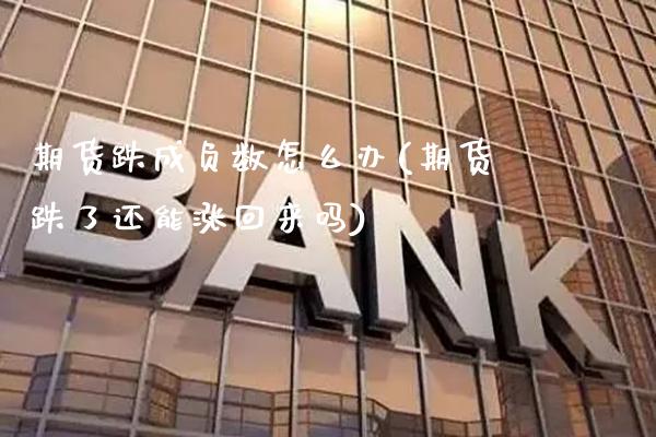 期货跌成负数怎么办(期货跌了还能涨回来吗)