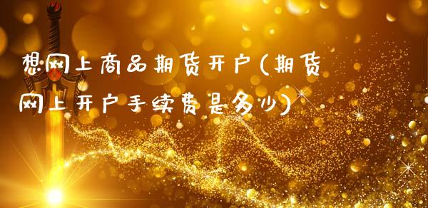 想网上商品期货开户(期货网上开户手续费是多少)_https://www.boyangwujin.com_原油期货_第1张