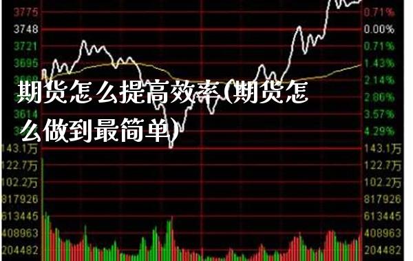 期货怎么提高效率(期货怎么做到最简单)