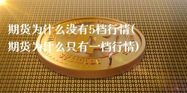 期货为什么没有5档行情(期货为什么只有一档行情)_https://www.boyangwujin.com_原油直播间_第1张