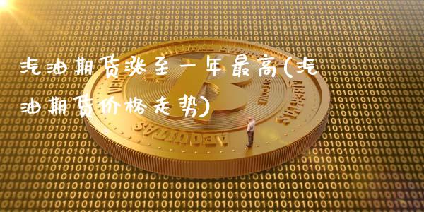 汽油期货涨至一年最高(汽油期货价格走势)