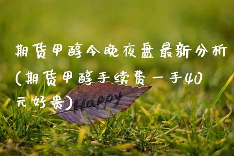 期货甲醇今晚夜盘最新分析(期货甲醇手续费一手40元好贵)_https://www.boyangwujin.com_期货直播间_第1张