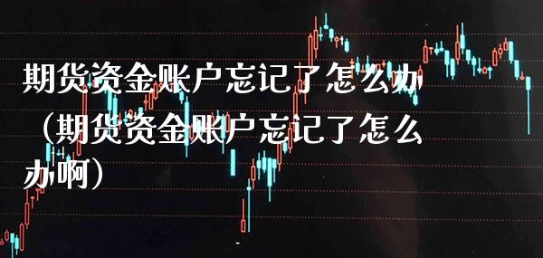 期货资金账户忘记了怎么办（期货资金账户忘记了怎么办啊）_https://www.boyangwujin.com_期货直播间_第1张