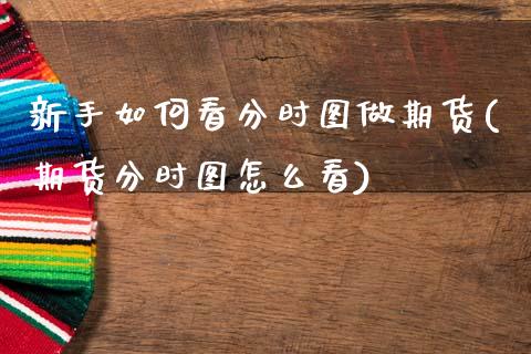 新手如何看分时图做期货(期货分时图怎么看)