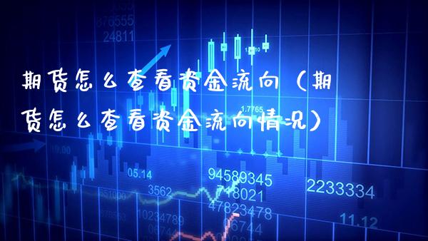 期货怎么查看资金流向（期货怎么查看资金流向情况）_https://www.boyangwujin.com_期货直播间_第1张