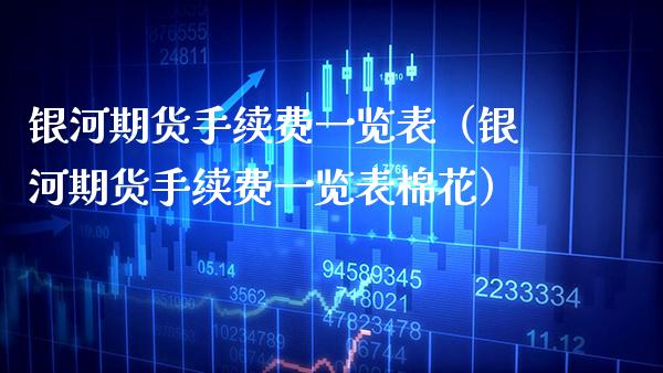 银河期货手续费一览表（银河期货手续费一览表棉花）_https://www.boyangwujin.com_期货直播间_第1张