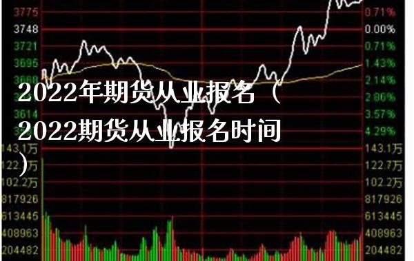2022年期货从业报名（2022期货从业报名时间）_https://www.boyangwujin.com_黄金期货_第1张