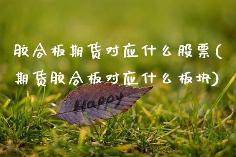 胶合板期货对应什么股票(期货胶合板对应什么板块)