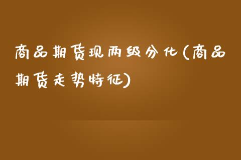 商品期货现两级分化(商品期货走势特征)_https://www.boyangwujin.com_期货直播间_第1张
