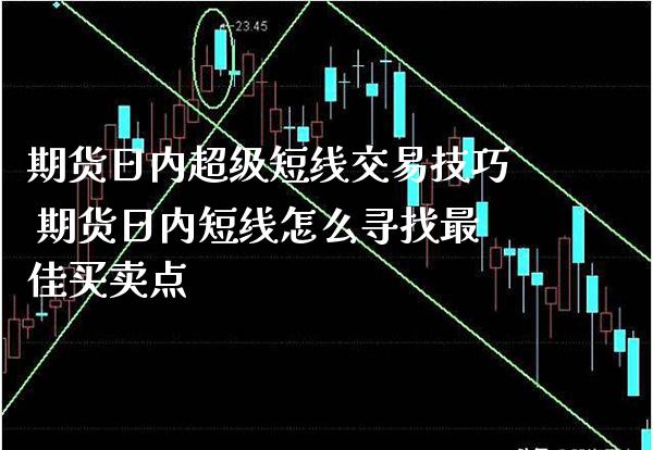 期货日内超级短线交易技巧 期货日内短线怎么寻找最佳买卖点