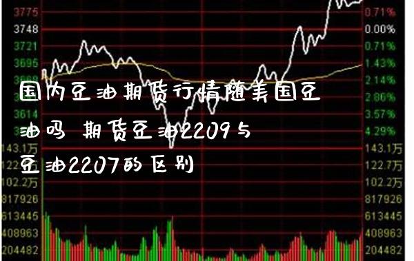 国内豆油期货行情随美国豆油吗 期货豆油2209与豆油2207的区别_https://www.boyangwujin.com_期货直播间_第1张