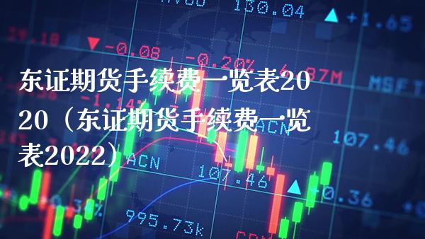 东证期货手续费一览表2020（东证期货手续费一览表2022）_https://www.boyangwujin.com_期货直播间_第1张