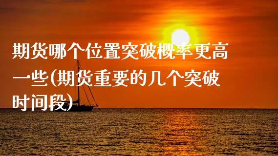 期货哪个位置突破概率更高一些(期货重要的几个突破时间段)_https://www.boyangwujin.com_期货开户_第1张