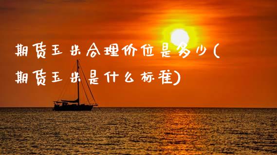 期货玉米合理价位是多少(期货玉米是什么标准)