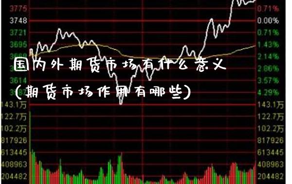 国内外期货市场有什么意义(期货市场作用有哪些)_https://www.boyangwujin.com_原油期货_第1张