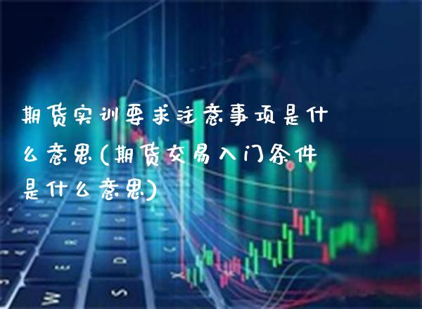 期货实训要求注意事项是什么意思(期货交易入门条件是什么意思)