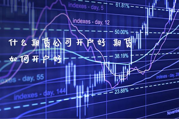 什么期货公司开户好 期货如何开户好