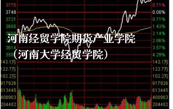 河南经贸学院期货产业学院（河南大学经贸学院）_https://www.boyangwujin.com_期货直播间_第1张
