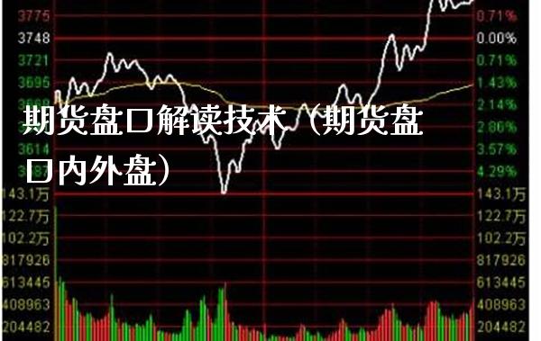 期货盘口解读技术（期货盘口内外盘）_https://www.boyangwujin.com_期货直播间_第1张