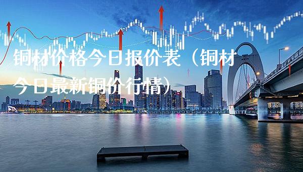 铜材价格今日报价表（铜材今日最新铜价行情）_https://www.boyangwujin.com_恒生指数_第1张