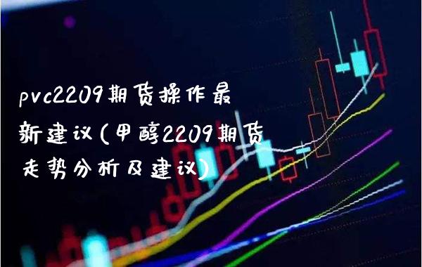 pvc2209期货操作最新建议(甲醇2209期货走势分析及建议)