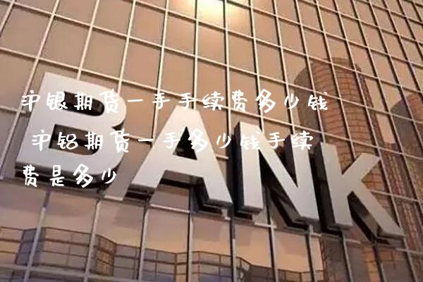 沪银期货一手手续费多少钱 沪铝期货一手多少钱手续费是多少_https://www.boyangwujin.com_纳指期货_第1张