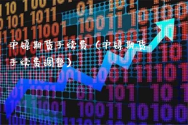 沪镍期货手续费（沪镍期货手续费调整）_https://www.boyangwujin.com_原油期货_第1张