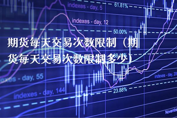 期货每天交易次数限制（期货每天交易次数限制多少）_https://www.boyangwujin.com_期货直播间_第1张