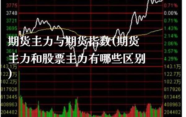 期货主力与期货指数(期货主力和股票主力有哪些区别)_https://www.boyangwujin.com_黄金期货_第1张