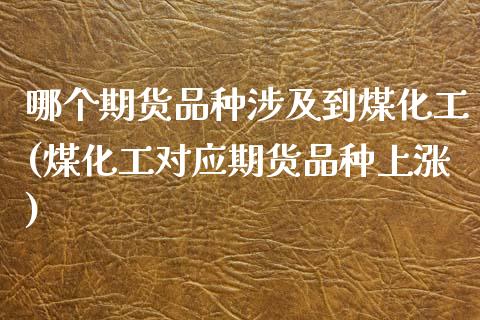 哪个期货品种涉及到煤化工(煤化工对应期货品种上涨)_https://www.boyangwujin.com_期货直播间_第1张