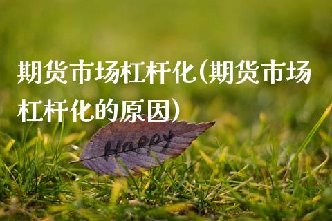 期货市场杠杆化(期货市场杠杆化的原因)_https://www.boyangwujin.com_期货直播间_第1张