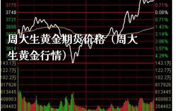 周大生黄金期货价格（周大生黄金行情）