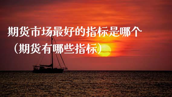 期货市场最好的指标是哪个（期货有哪些指标）_https://www.boyangwujin.com_期货直播间_第1张