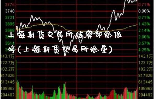 上海期货交易所结算部徐俊婷(上海期货交易所徐曼)_https://www.boyangwujin.com_期货直播间_第1张