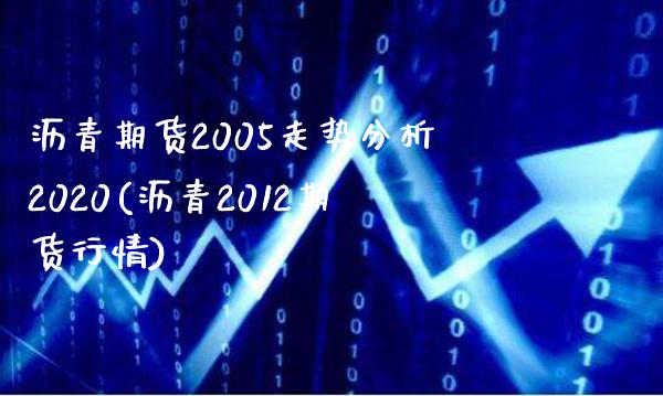 沥青期货2005走势分析2020(沥青2012期货行情)