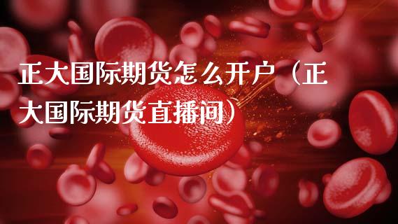 正大国际期货怎么开户（正大国际期货直播间）_https://www.boyangwujin.com_纳指期货_第1张