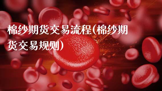 棉纱期货交易流程(棉纱期货交易规则)
