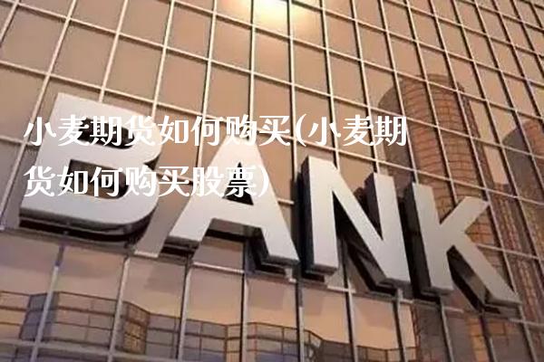 小麦期货如何购买(小麦期货如何购买股票)_https://www.boyangwujin.com_期货直播间_第1张