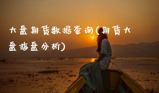 大盘期货数据查询(期货大盘指盘分析)_https://www.boyangwujin.com_期货科普_第1张
