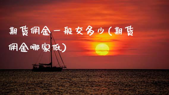 期货佣金一般交多少(期货佣金哪家低)_https://www.boyangwujin.com_期货直播间_第1张
