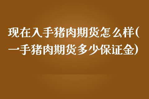 现在入手猪肉期货怎么样(一手猪肉期货多少保证金)_https://www.boyangwujin.com_期货直播间_第1张