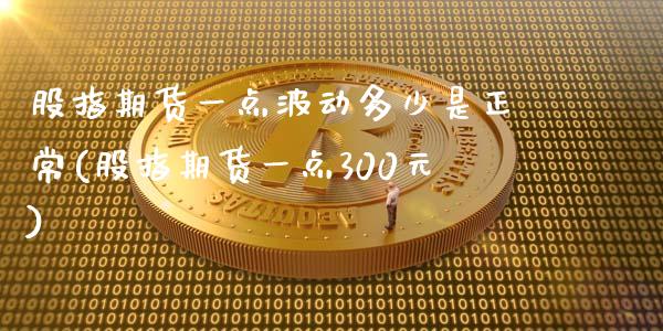 股指期货一点波动多少是正常(股指期货一点300元)