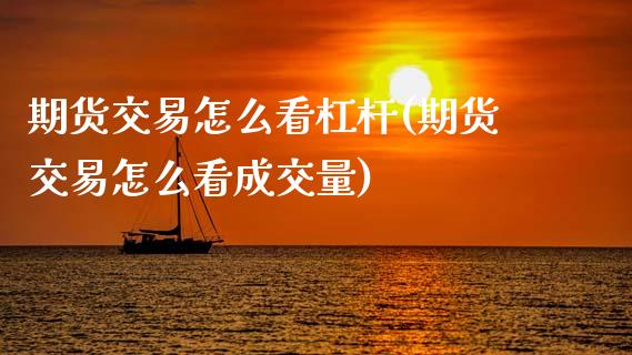 期货交易怎么看杠杆(期货交易怎么看成交量)_https://www.boyangwujin.com_期货开户_第1张