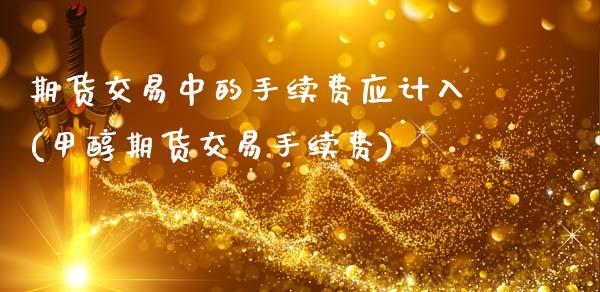 期货交易中的手续费应计入(甲醇期货交易手续费)_https://www.boyangwujin.com_期货直播间_第1张