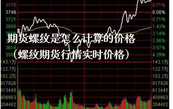 期货螺纹是怎么计算的价格（螺纹期货行情实时价格）_https://www.boyangwujin.com_期货直播间_第1张