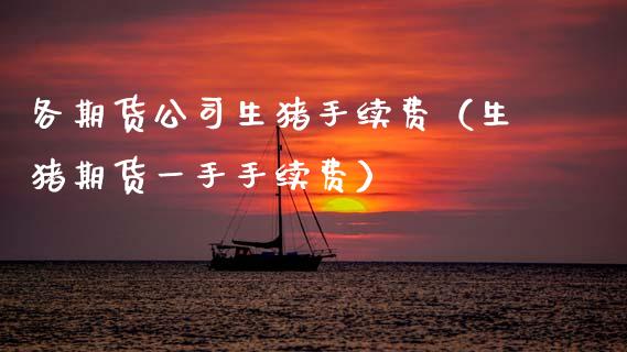 各期货公司生猪手续费（生猪期货一手手续费）