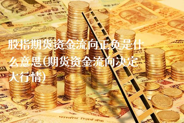 股指期货资金流向正负是什么意思(期货资金流向决定大行情)
