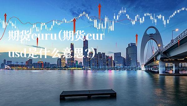 期货euru(期货eurusd是什么意思?)_https://www.boyangwujin.com_恒生指数_第1张